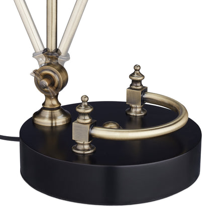 Schwarze Bankerlampe