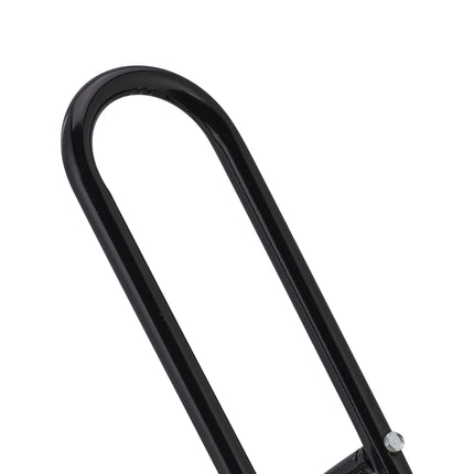 Black bike rack for 2 bikes