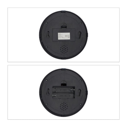 Schwarze Kamera-Attrappe, gewölbte Form, 2er-Set