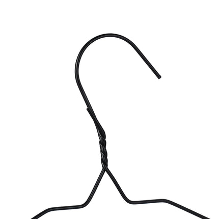 Schwarze Kleiderbügel 48er-Pack