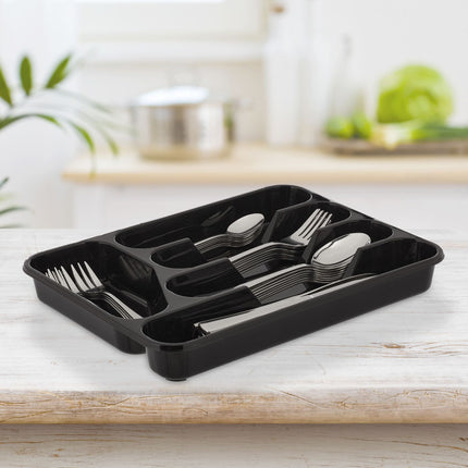 Ensemble de 2 range-couverts noirs