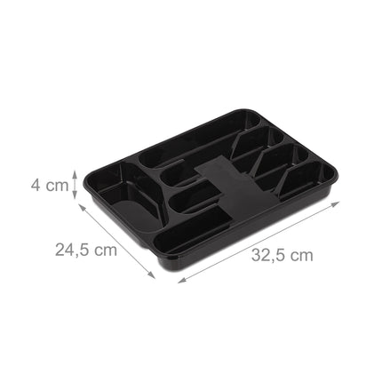 Ensemble de 2 range-couverts noirs