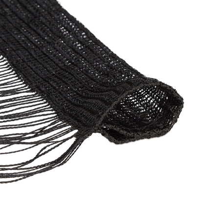 Black draperies