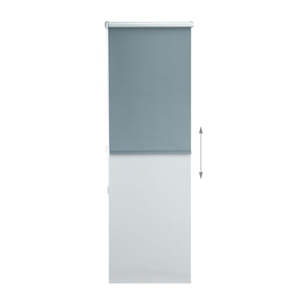 Blackout curtain gray 60 to 120 wide