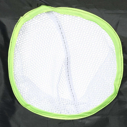Black practice net for golf