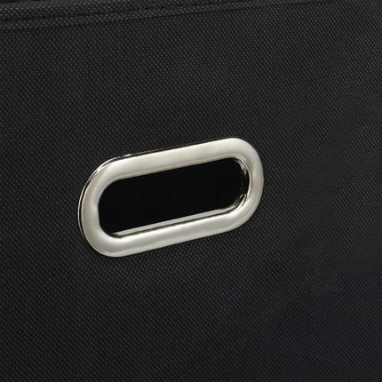 Black storage box in set of 2