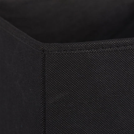 Black storage box in set of 2