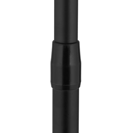 Černá teleskopická tyč z nerezové oceli