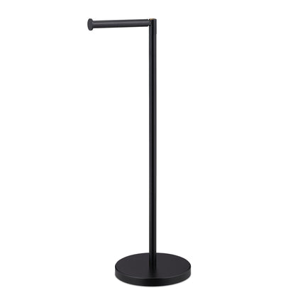 Black toilet paper holder