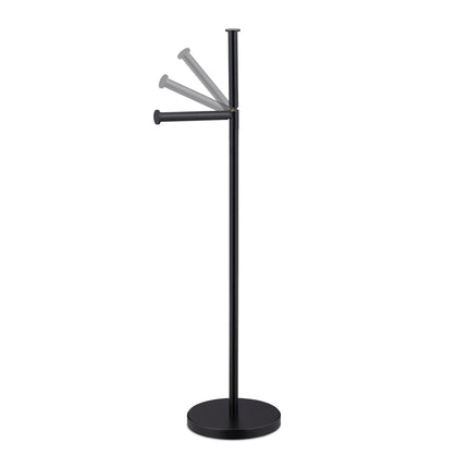 Black toilet paper holder