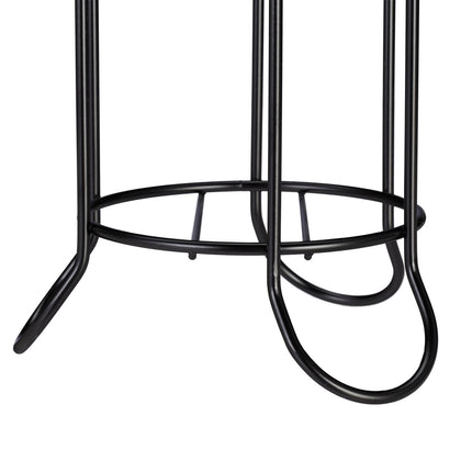 Porte-papier toilette noir sur pied