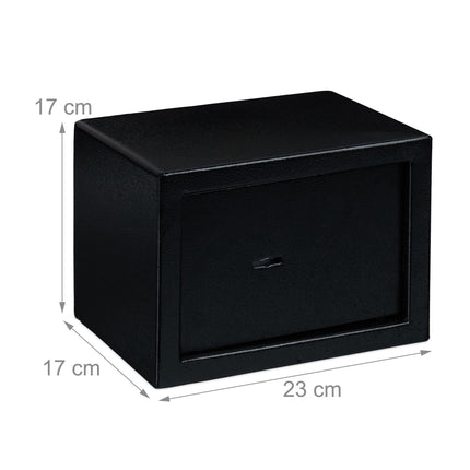 Armoire murale noire avec clé