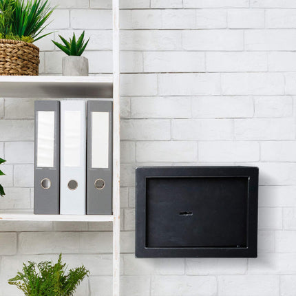 Armoire murale noire avec clé