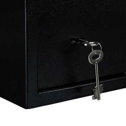 Armoire murale noire avec clé
