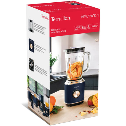 Standmixer mit 1,75L Glasbehälter, 1000W, 5 Geschwindigkeitsstufen