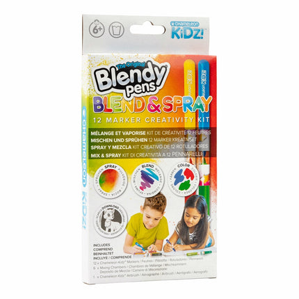 Blendy Pens Schreibset Marker zum Mischen und Sprühen, 12-teilig