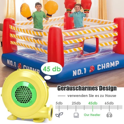 Gebläse, 450 W, elektrischer Ventilator, Luftgebläse für aufblasbares Spielzeug