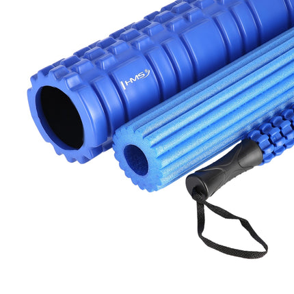 Blaues 3-in-1-Schaumstoffrollen-Set