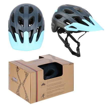 Blauer Erwachsenenhelm, Größe M (53-58 cm)