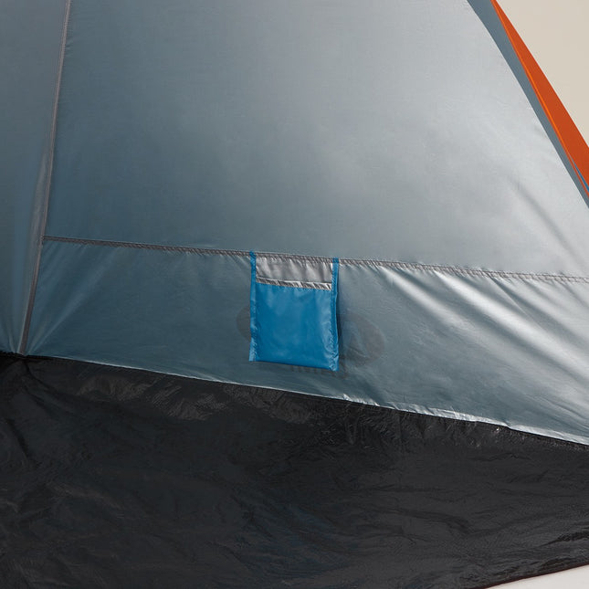 Blauwe strandtent, 260x120x120 cm, UV-bescherming