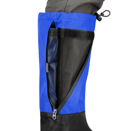 Blauer Campingstuhl – faltbar, leicht, tragbar