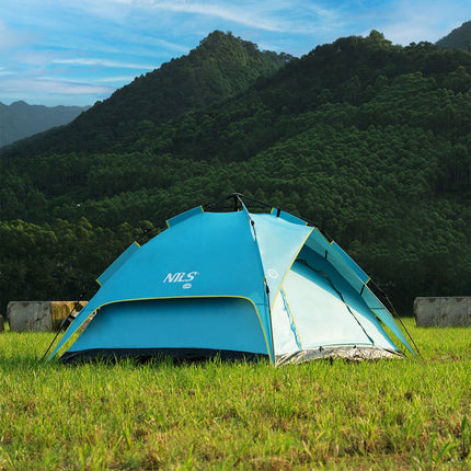 Blue Camping Tent, 2-Person, Lightweight, Waterproof