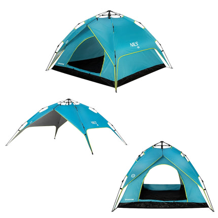 Blue Camping Tent, 2-Person, Lightweight, Waterproof