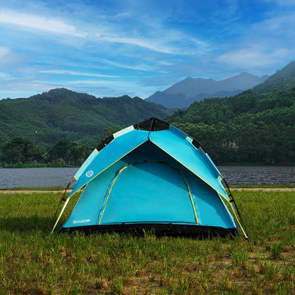 Blue Camping Tent, 2-Person, Lightweight, Waterproof