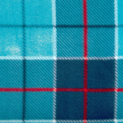 Blue Chequered Picnic Mat, 250x200 cm, PE Alu