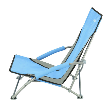 Blue Folding Beach Chair, Lightweight, Portable