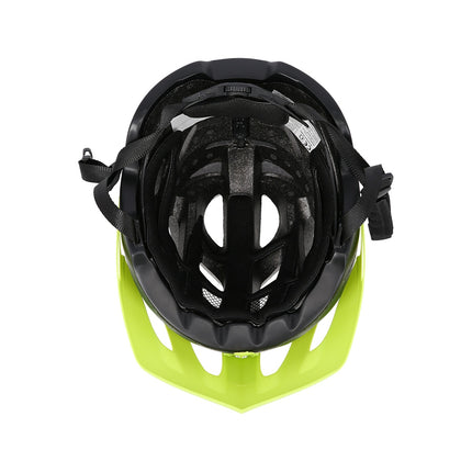 Cyklistická helma modro-zelená, velikost L (55-61cm)