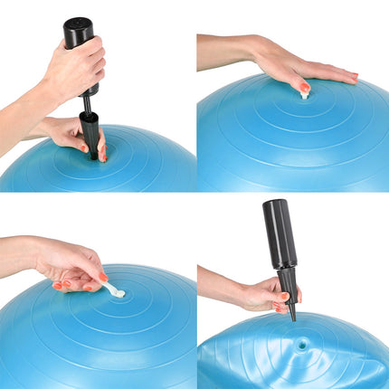Blue Gymnastic Peanut Ball – Stability Exercise Equipment