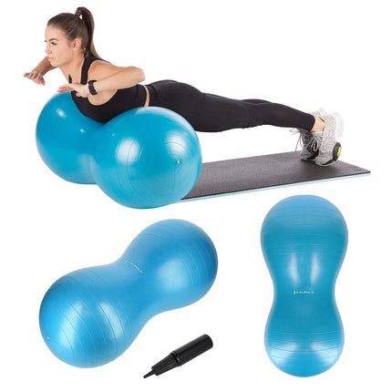 Blue Gymnastic Peanut Ball – Stability Exercise Equipment