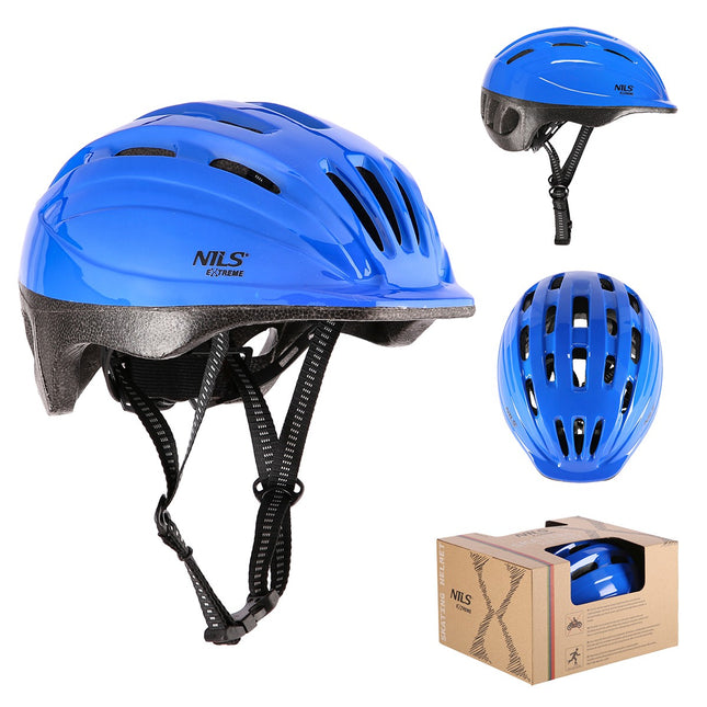 Blauer Helm, Größe M (52-56cm)