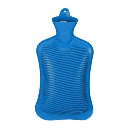 Blaue Wärmflasche 2L