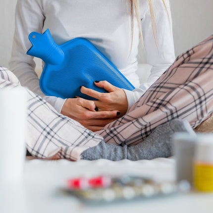 Blaue Wärmflasche 2L
