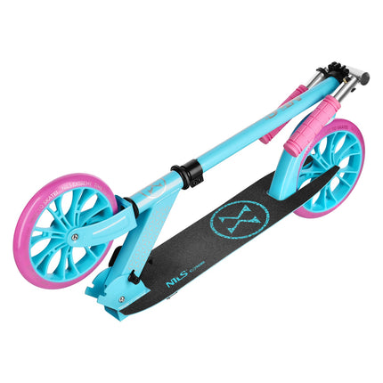 Blue Kick Scooter – Adjustable Height, Foldable Design
