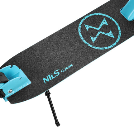 Blue Kick Scooter – Adjustable Height, Foldable Design