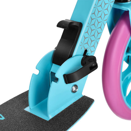 Blue Kick Scooter – Adjustable Height, Foldable Design