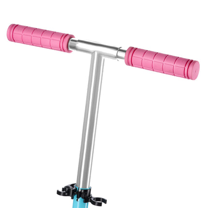Blue Kick Scooter – Adjustable Height, Foldable Design