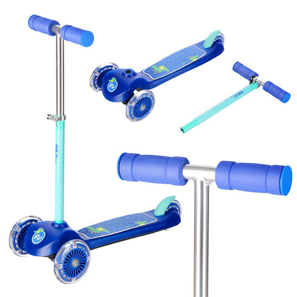 Blue Kids Scooter, Foldable, Lightweight Design
