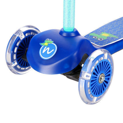 Blue Kids Scooter, Foldable, Lightweight Design