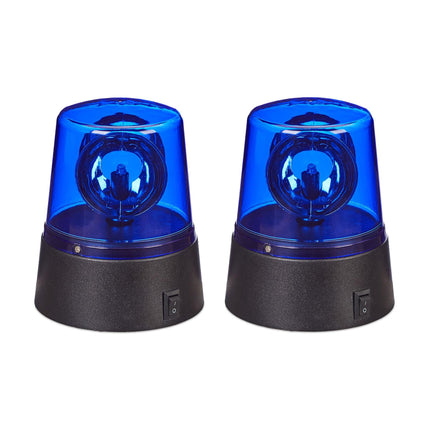 Lot de 2 lampes LED bleues