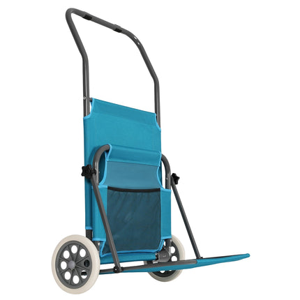 Blue Lounger Chair, Comfortable Indoor/Outdoor Use
