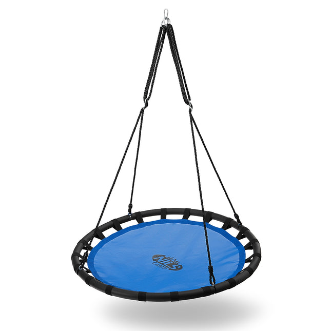 Blaue Untertassen-Schaukel, 100 cm, für draußen