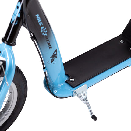 Blue Scooter, Foldable, Lightweight, Adjustable Height