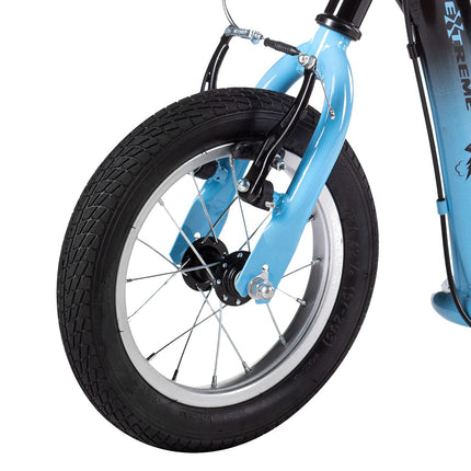 Blue Scooter, Foldable, Lightweight, Adjustable Height
