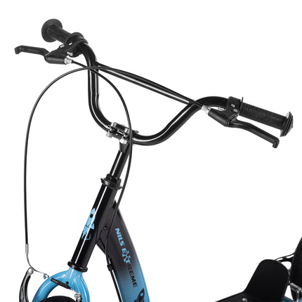 Blue Scooter, Foldable, Lightweight, Adjustable Height