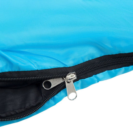 Blauer Schlafsack, leicht, kompakt, Camping
