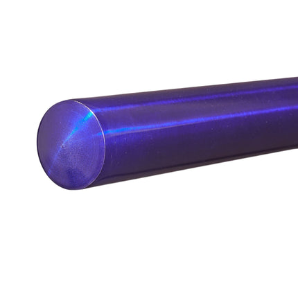 Blue aluminum baseball bat